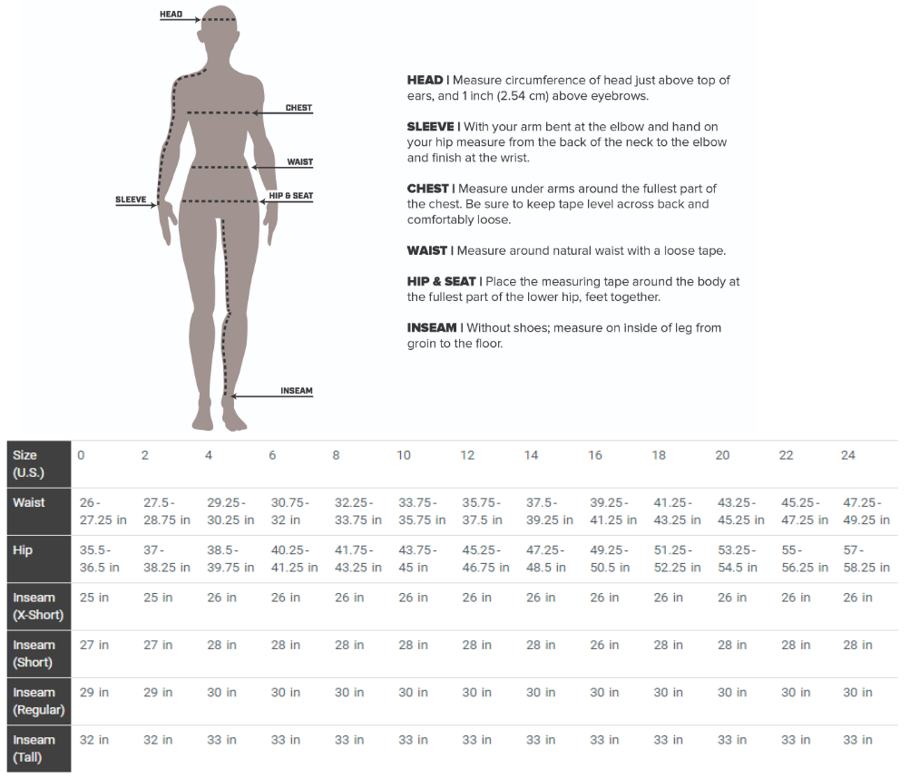Guide des tailles